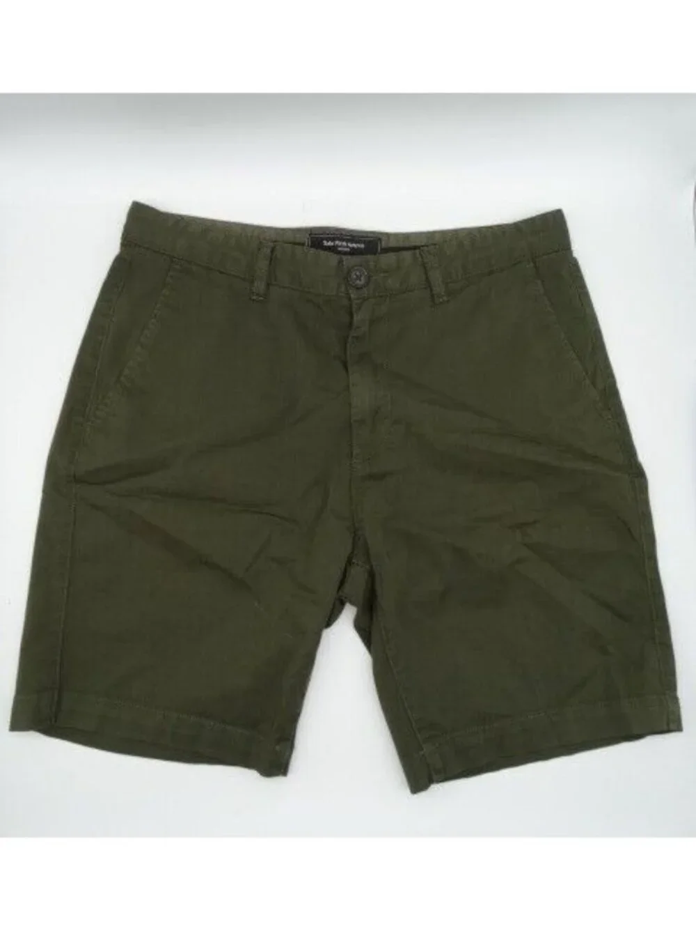 Saks Fifth Avenue Men's Shorts Size 30 Green Modern Cotton Shorts